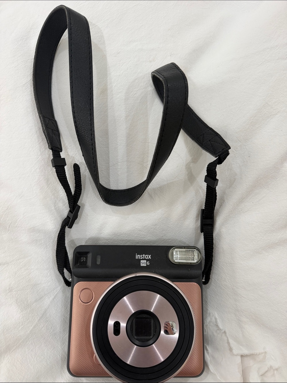 Fujifilm instax SQ6 Instant Camera - Rose Gold and Black
